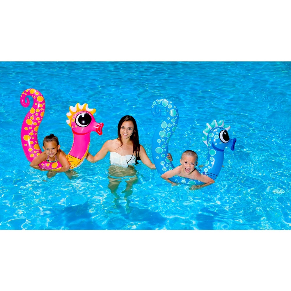 2 pack seahorse pool float noodles